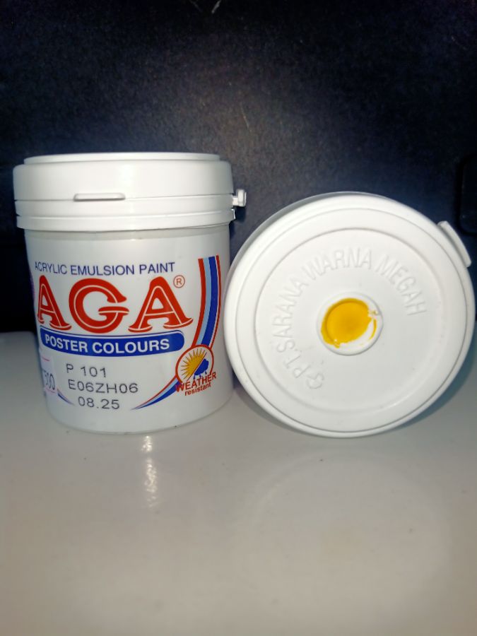 CAT AGA POSTER 100 CC P 101 KUNING