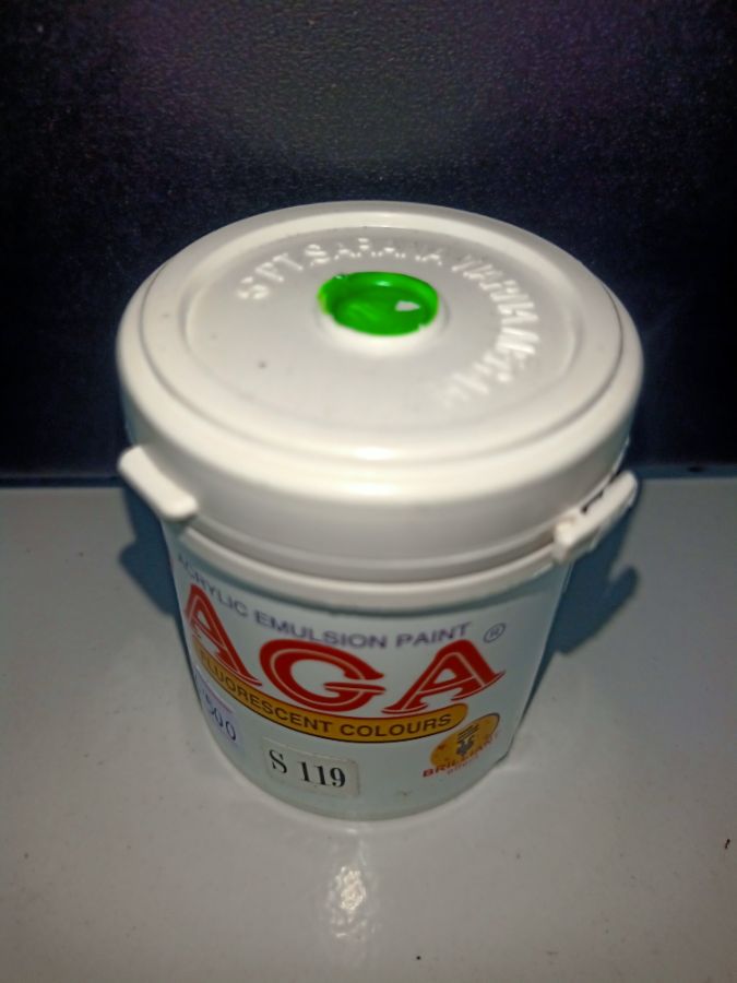 CAT AGA FLUORESCENT 100 CC S 119 HUJAU