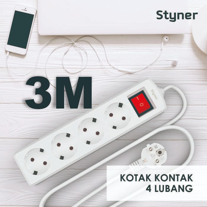 STYNER STOP KONTAK ISI 4L + KABEL 3M