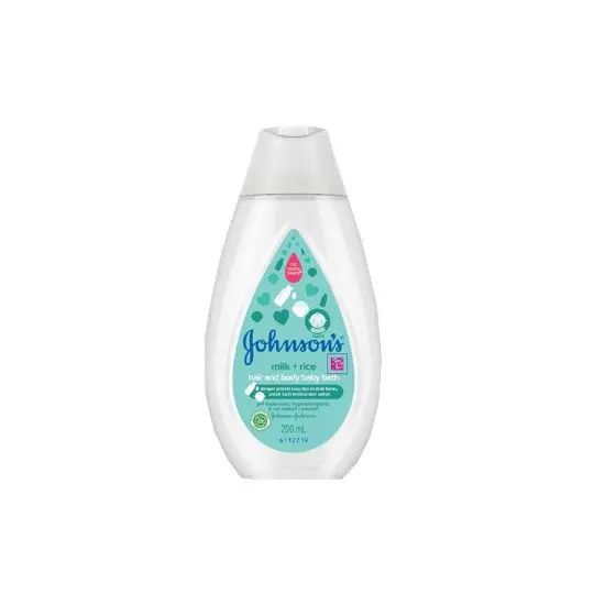 Johnson milk hair& body bath 200mili
