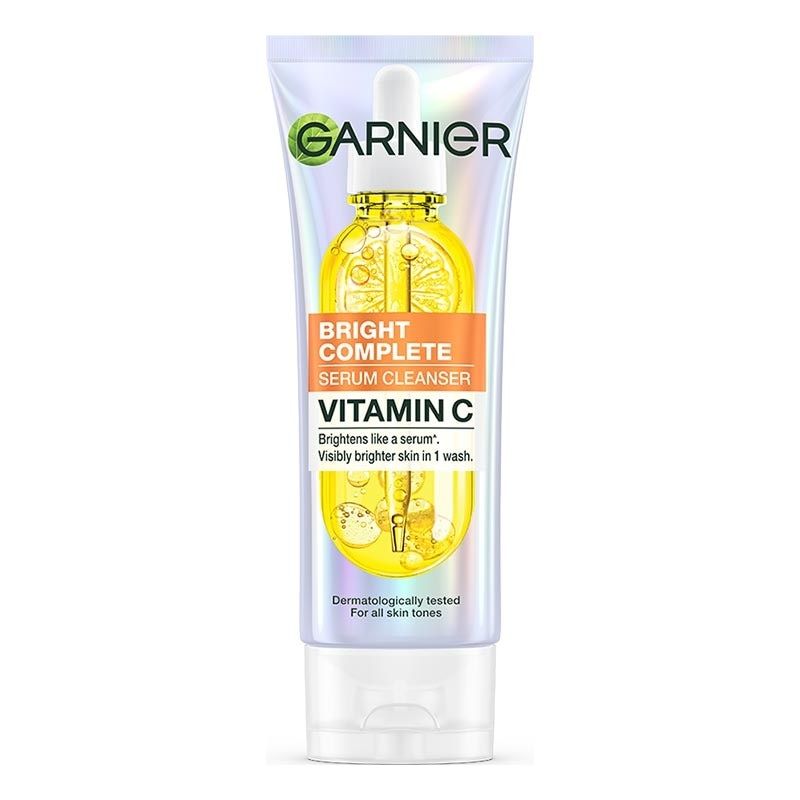 Garnier serum facial wash 