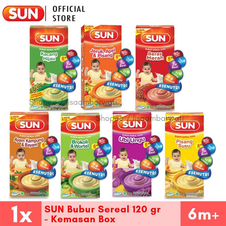 Sun bubur sereal  125gram