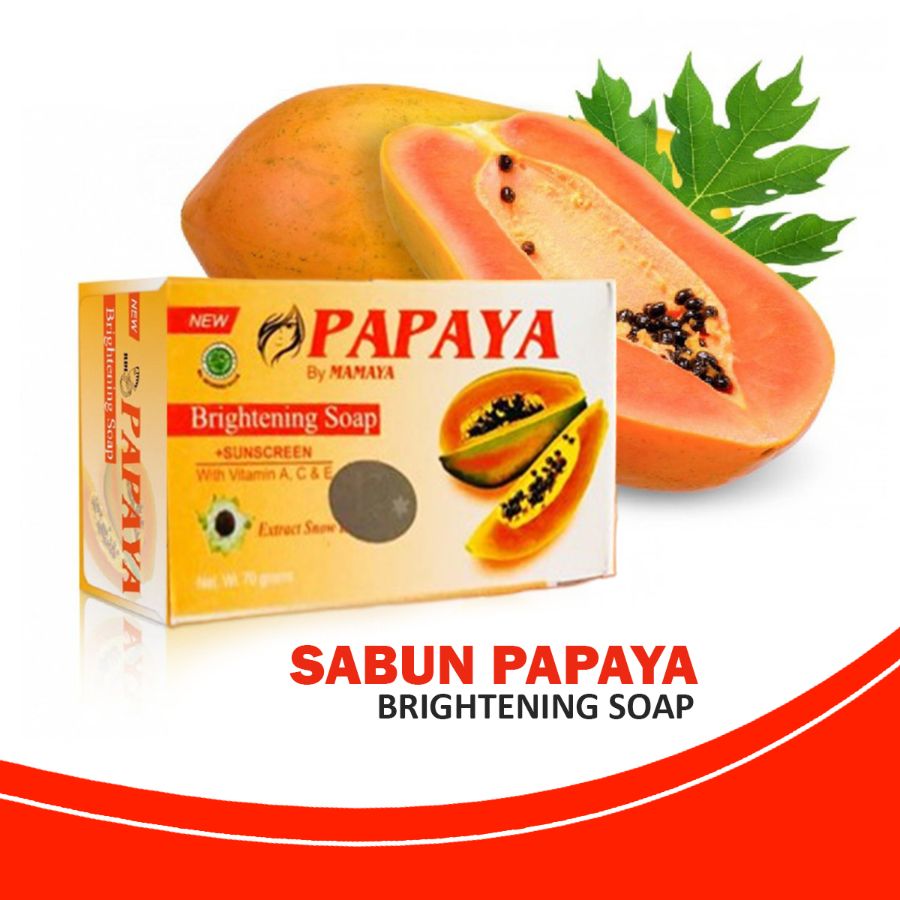 SABUN PAPAYAN BRIGHTENING SOAP 70GR