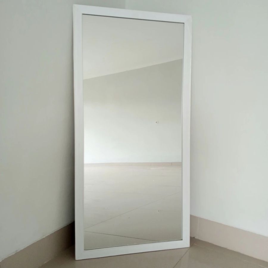 CERMIN 30X75 PUTIH MINIMALIS