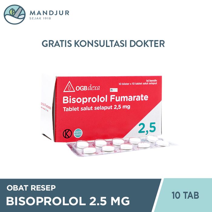 Bisoprolor 2,5mg 