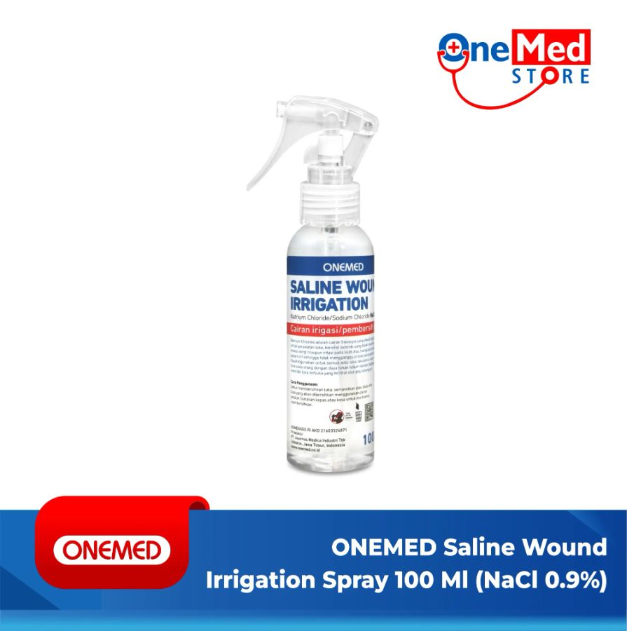 Onemed saline wound irrigation 100ml