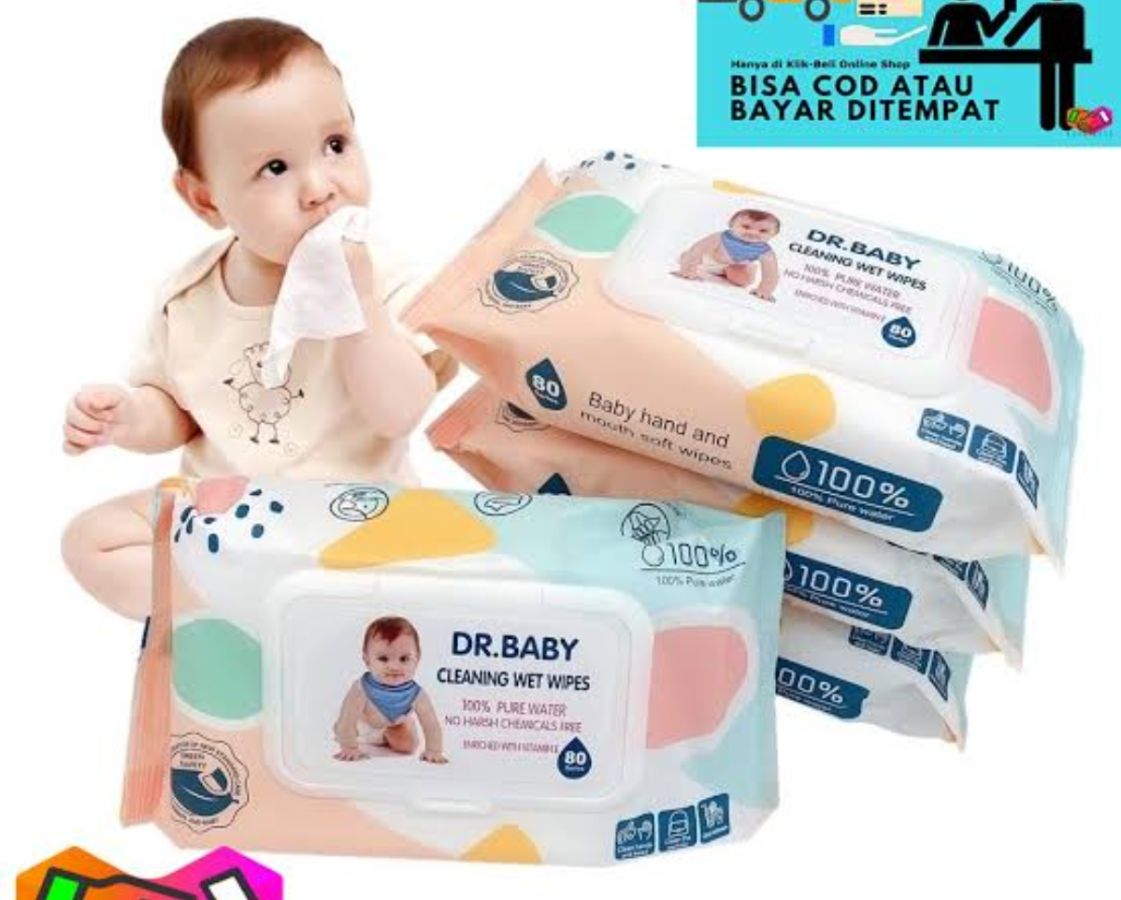 Dr baby wipes tisu basah