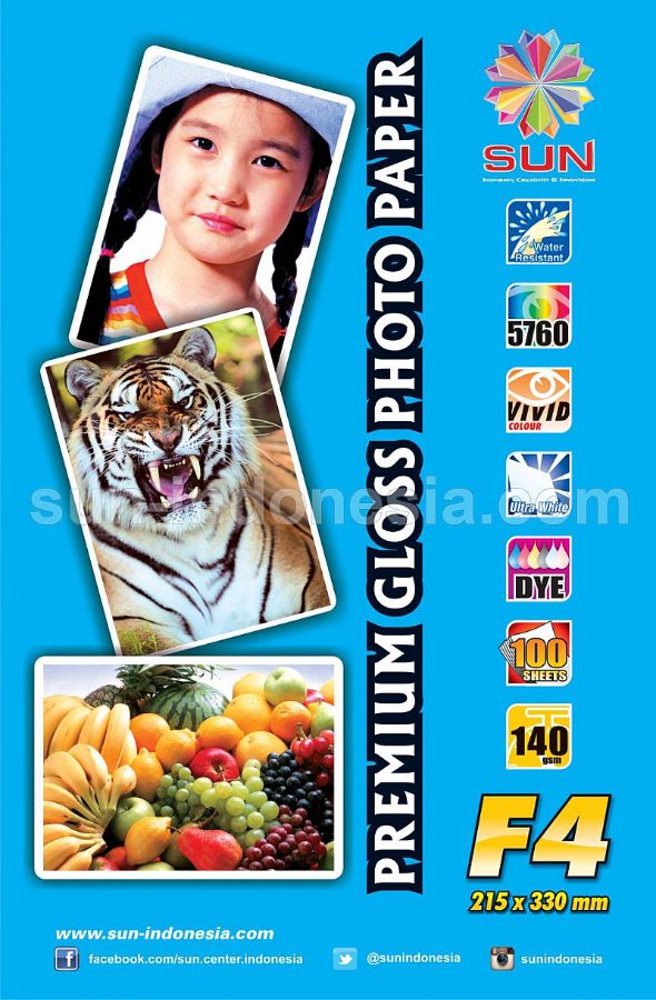 KERTAS FOTO SUN F4 240G 20S