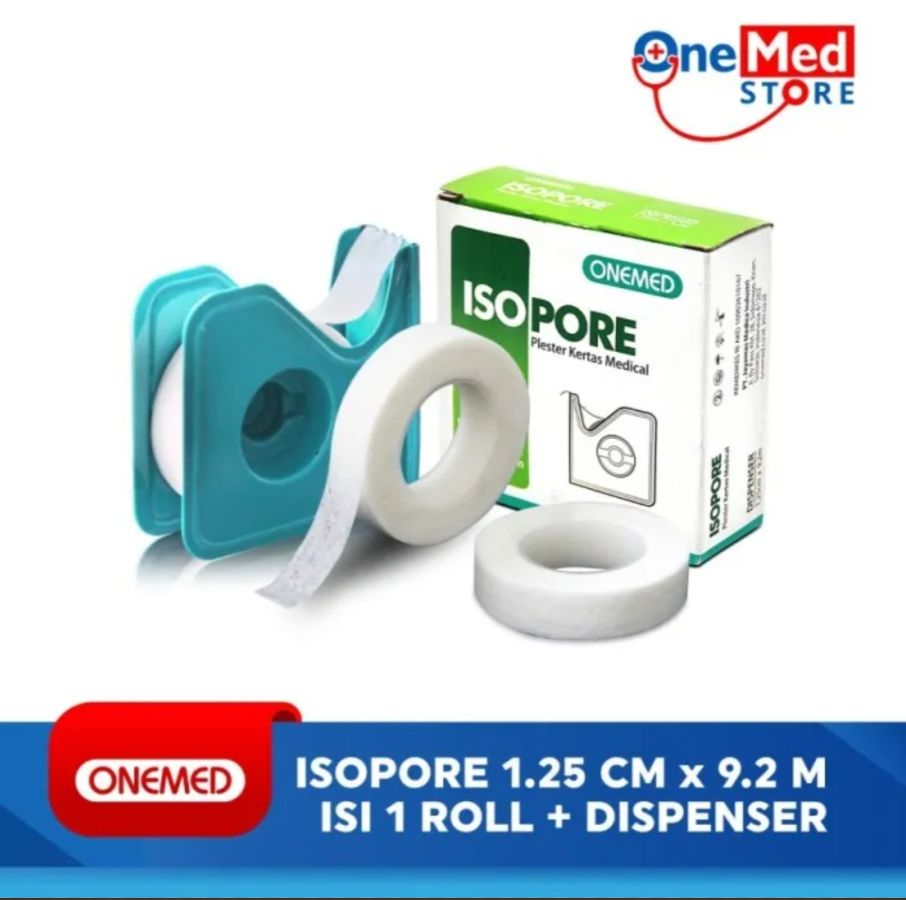 Isopore onemed 1,25x5cm plaster 