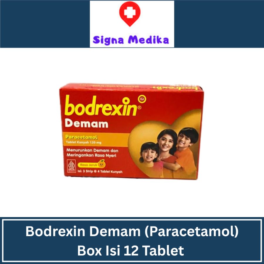 Bodrexin Paracetamol demam tab