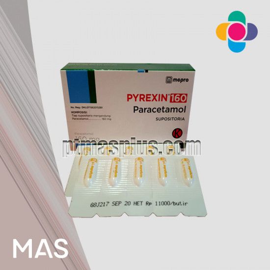Pyrexin 160mg sup