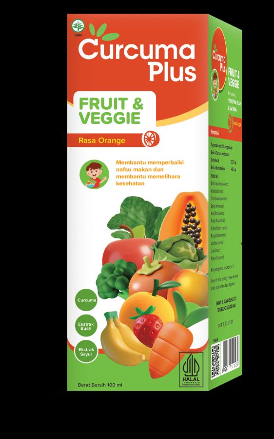 curcuma plus fruit dan veggie 100ml