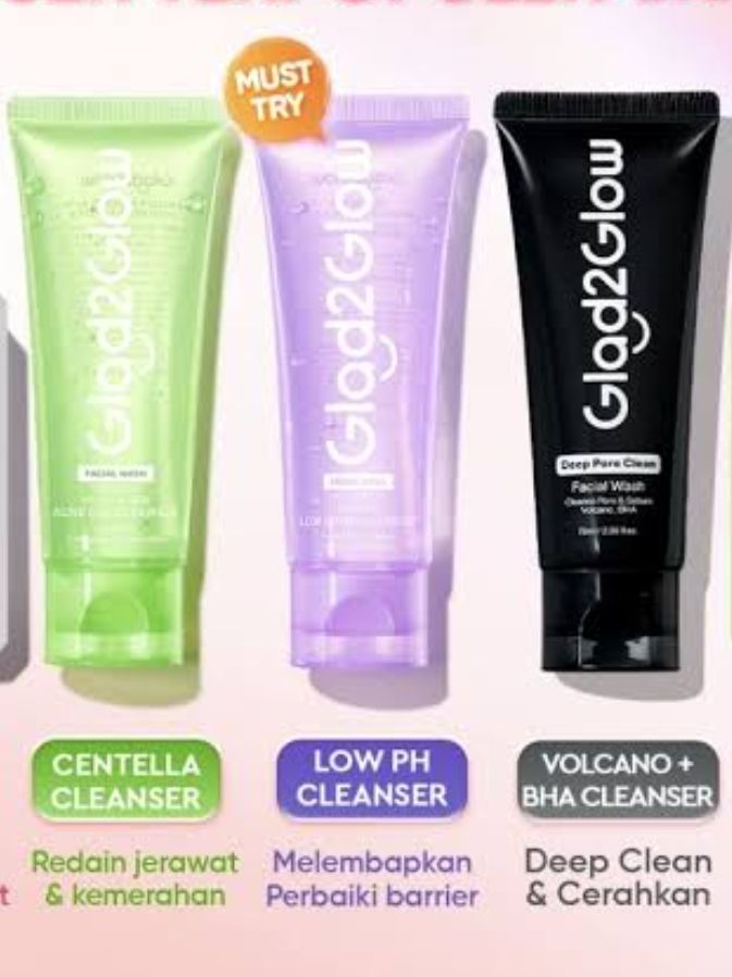 Facial wash Glad2Glow 
