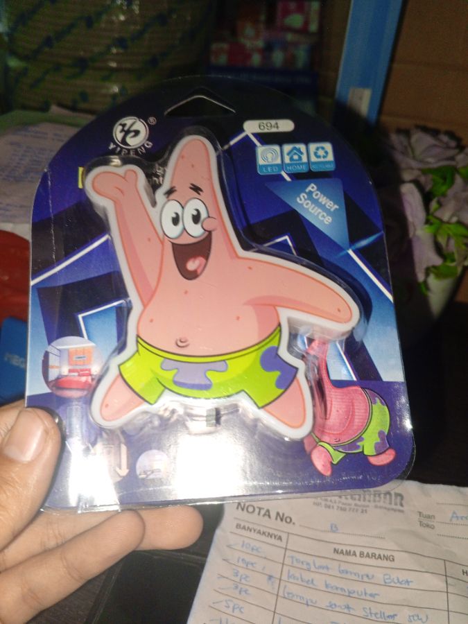 LAMPU TIDUR PATRICK