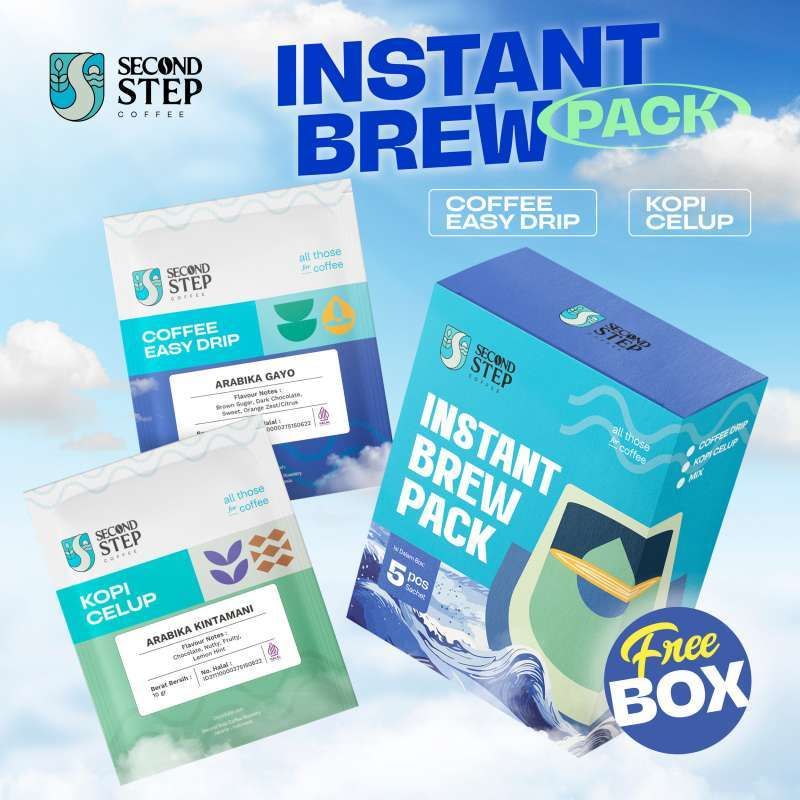 Kopi celup instant brew pack sachet 