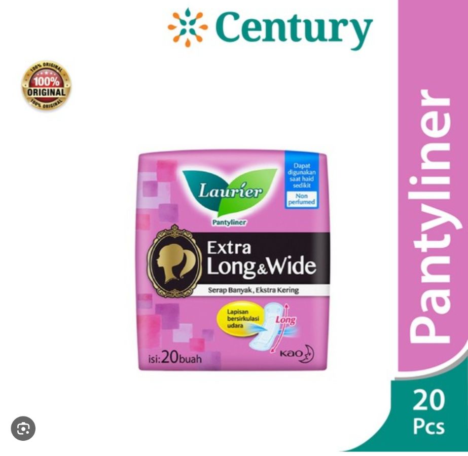 Laurier pantyliner extra long isi 20