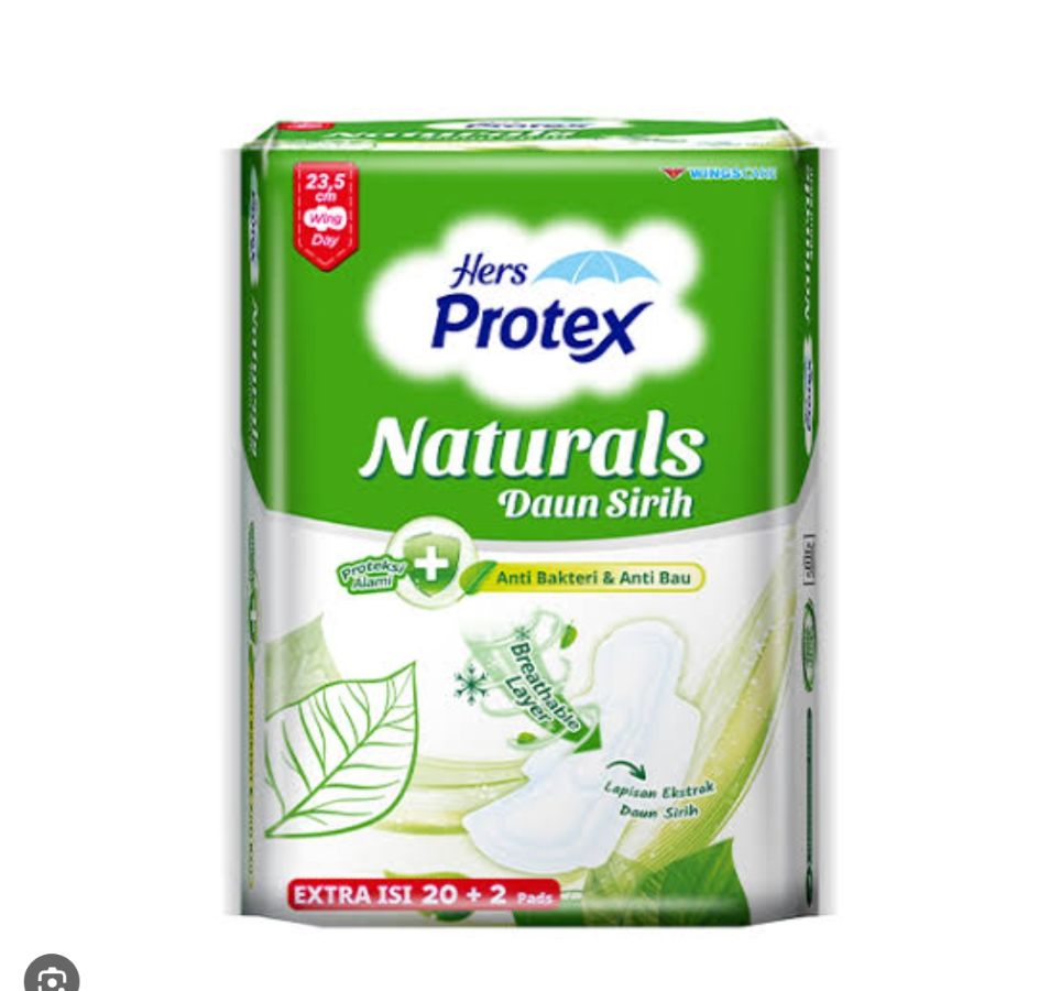 hers protex naturals daun sirih isi 20extra
