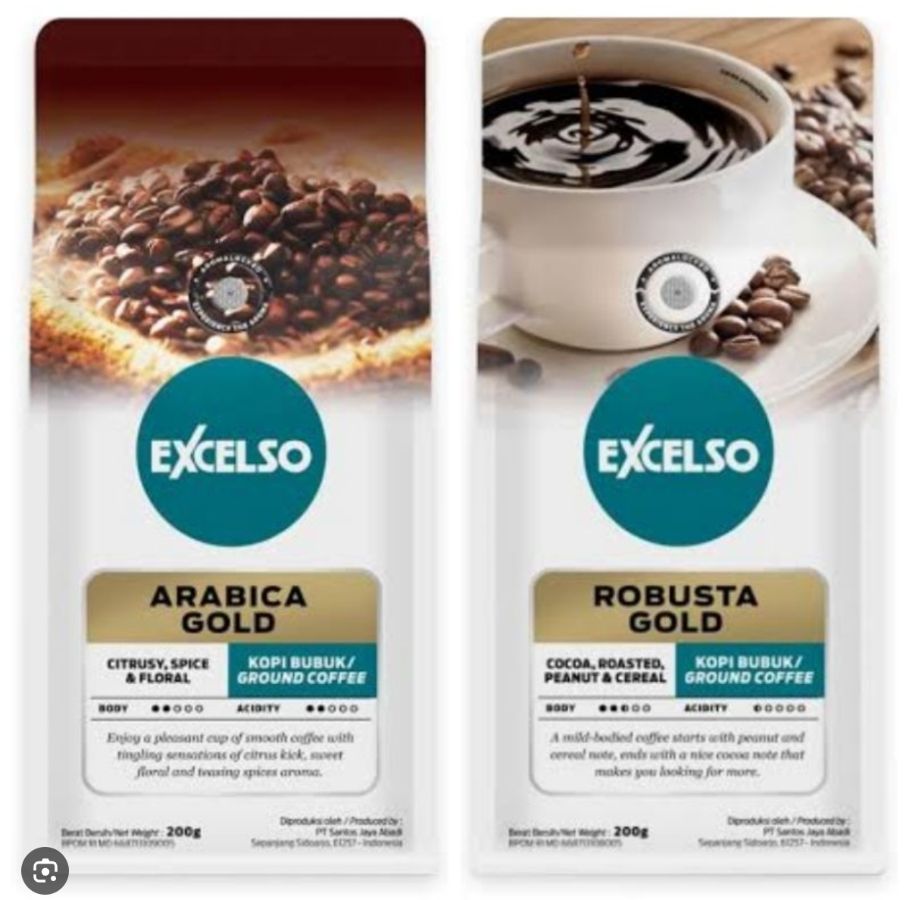 excelso robusta dan arabica 100 gram