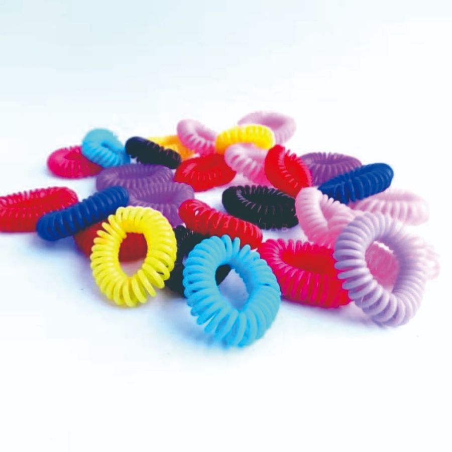 TALI RAMBUT SPIRAL KECIL ISI 4