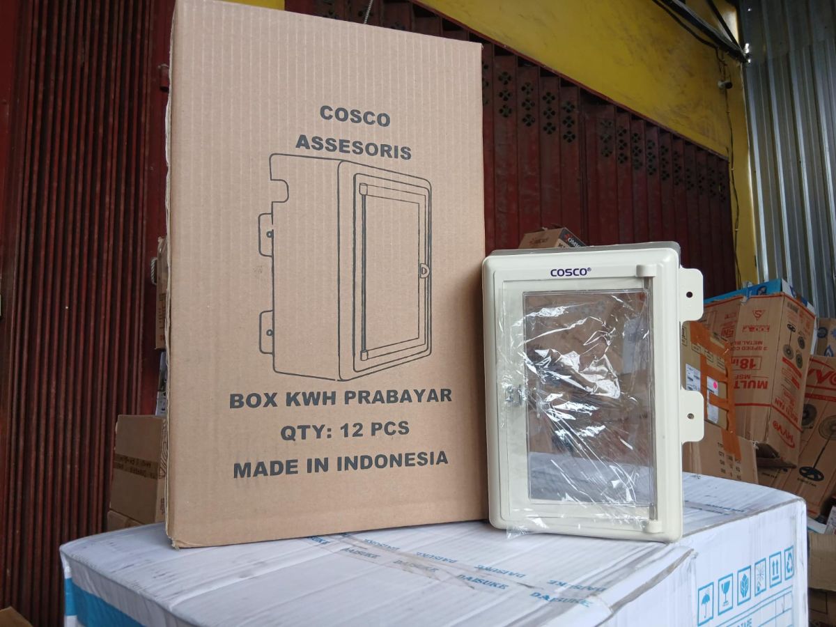 BOX KWH METER PLN PRABAYAR TUTUP COSCO