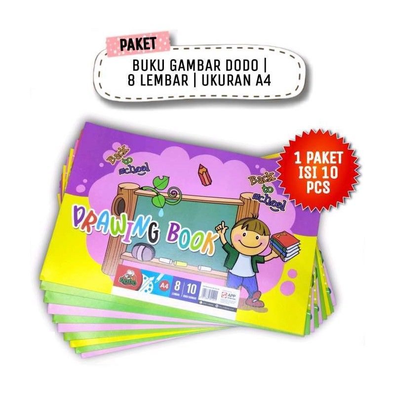 BUKU GAMBAR A4 DODO