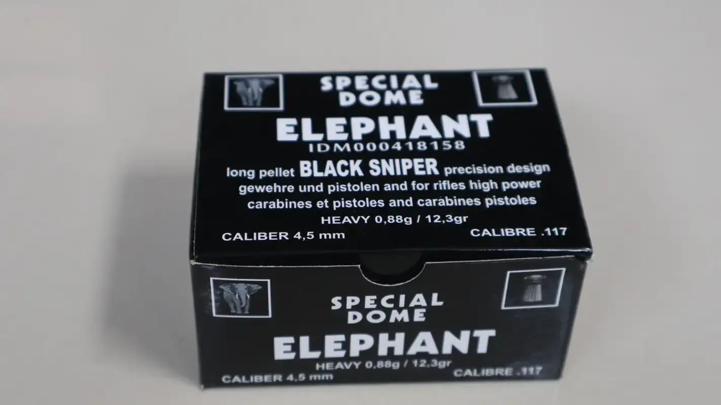 PELURU ELEPHANT HITAM 1 PAK