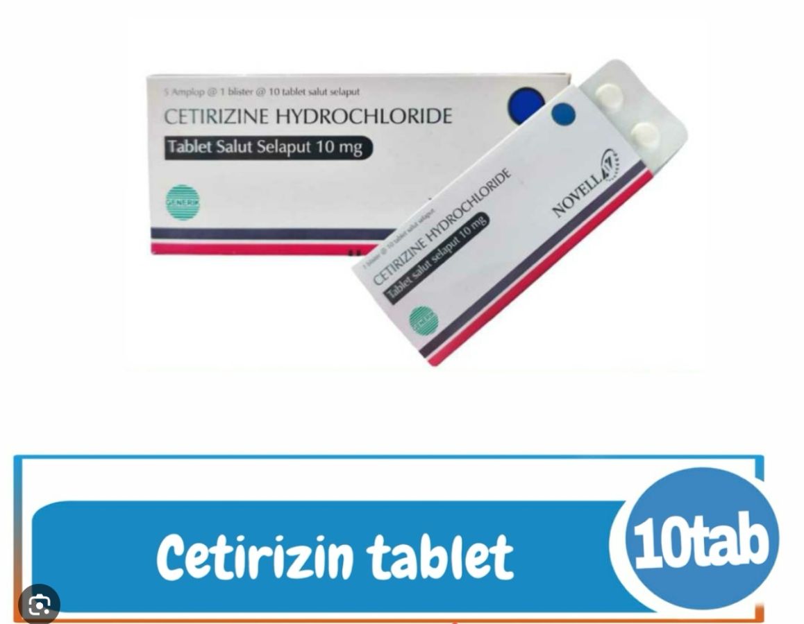 Cetirizine novel bawah 