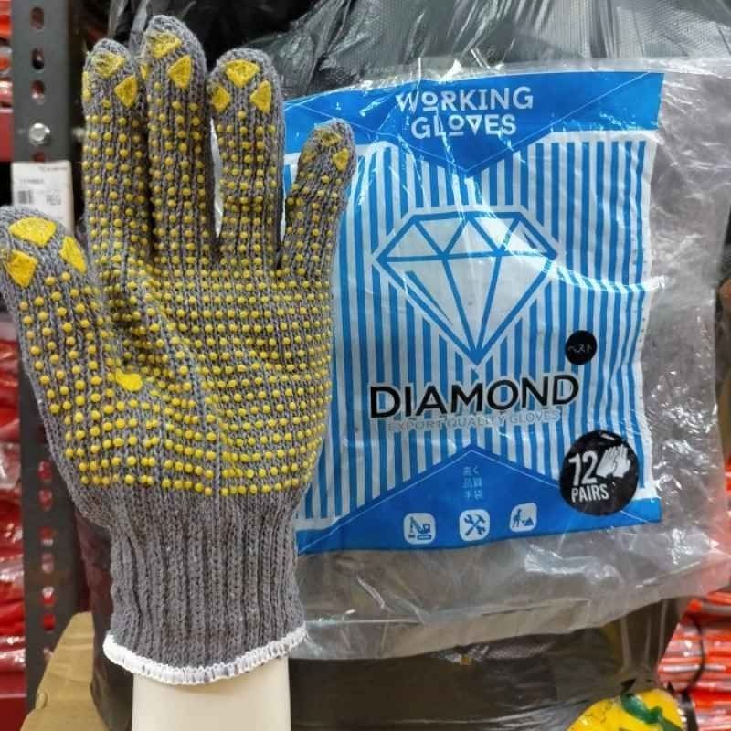 SARUNG TANGAN DIAMON ABU ABU 12 PSNG