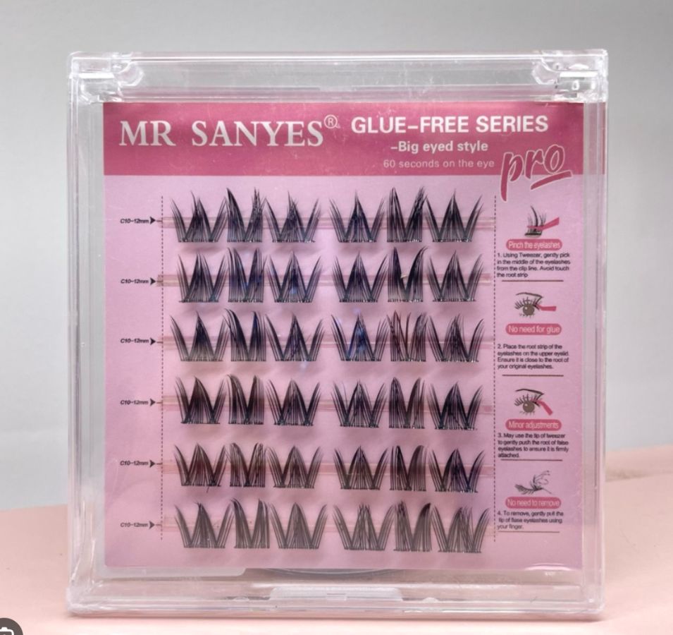 Mr Sanyes Eyelash bulu mata (tanpa pinset)