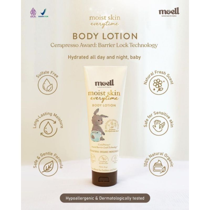 Moell body lotion 185grm