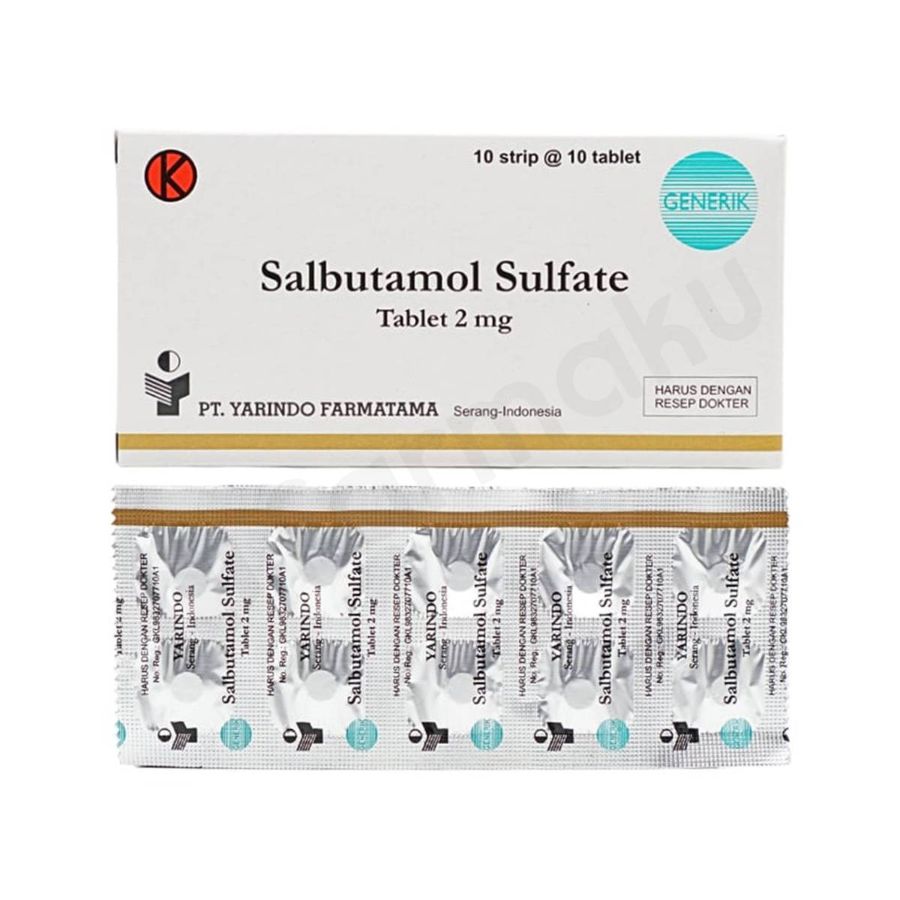 salbutamol sulfate 2 mg