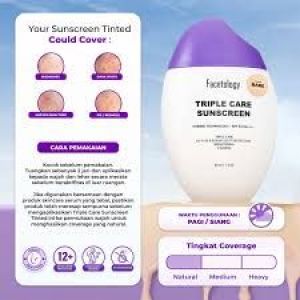 Facetology Triple Care Sunscreen Tinted