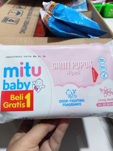 MITU BABY WIPES GPP WHITE VL 50S BOGOF-24