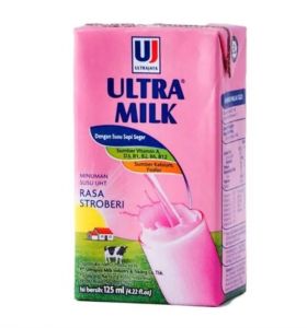 Ultra Milk Strawberry 125ml
