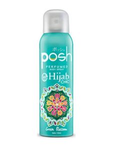 BODY SPRAY POSH HIJAB GREEN BLOSSOM 150 ML