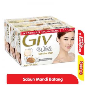 GIVE WHITE BARSOAP BENGKOANG KOTAK