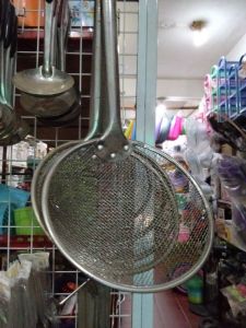 Saringan penggorengan aluminium 