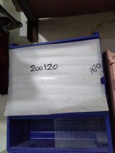 Cermin mirror box biru 