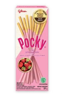 Pocky Strawberry Half-Size 21gr