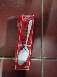 Sendok makan three coin 333