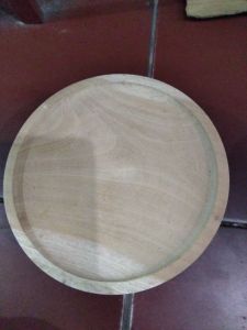 Cobek kayu sedang 