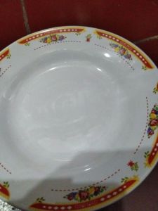 Piring batu sunbrid SNI 7275: motif bunga 
