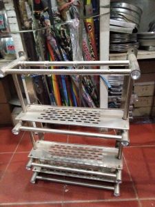 Rak bumbu stenliess dan gantungan sendok wajan