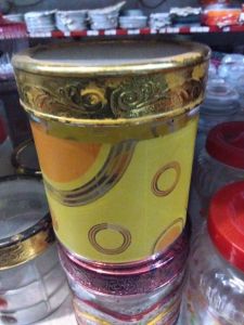 Toples kaca motif NR 2