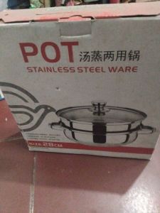 Pot stainless steel ware 28cm