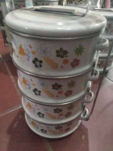 Rantang stainless panda Maspion kecil 4susun 