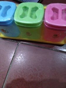Tempat bumbu kotak 3pcs 