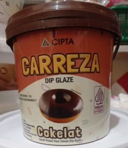 Carreza Glaze Coklat 6pail x 1kg