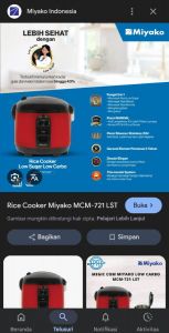 Magic com Miyako low carbo MCM 721