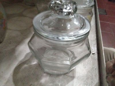 Toples kaca kig mahkota kecil 11